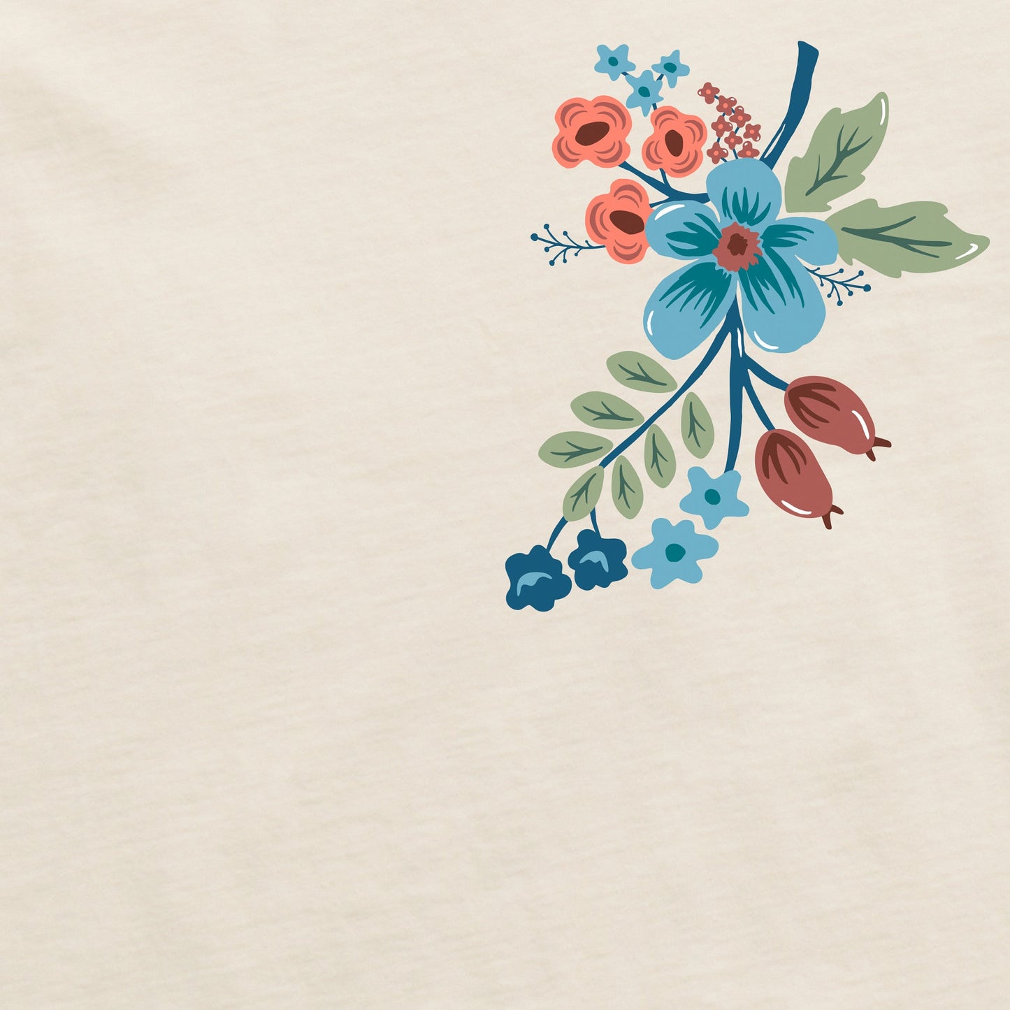 Women's Climbing Wildflowers Short Sleeve Crusher Boxy Tee