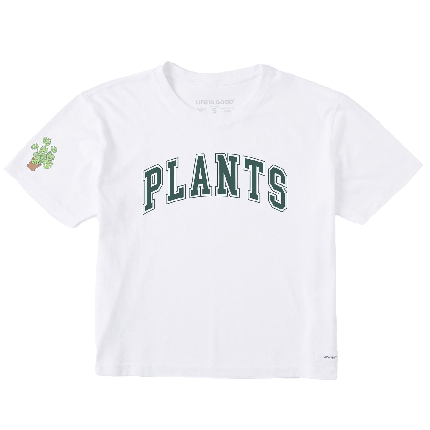 Women's Plants Athletic Arch Short Sleeve Crusher Boxy Tee