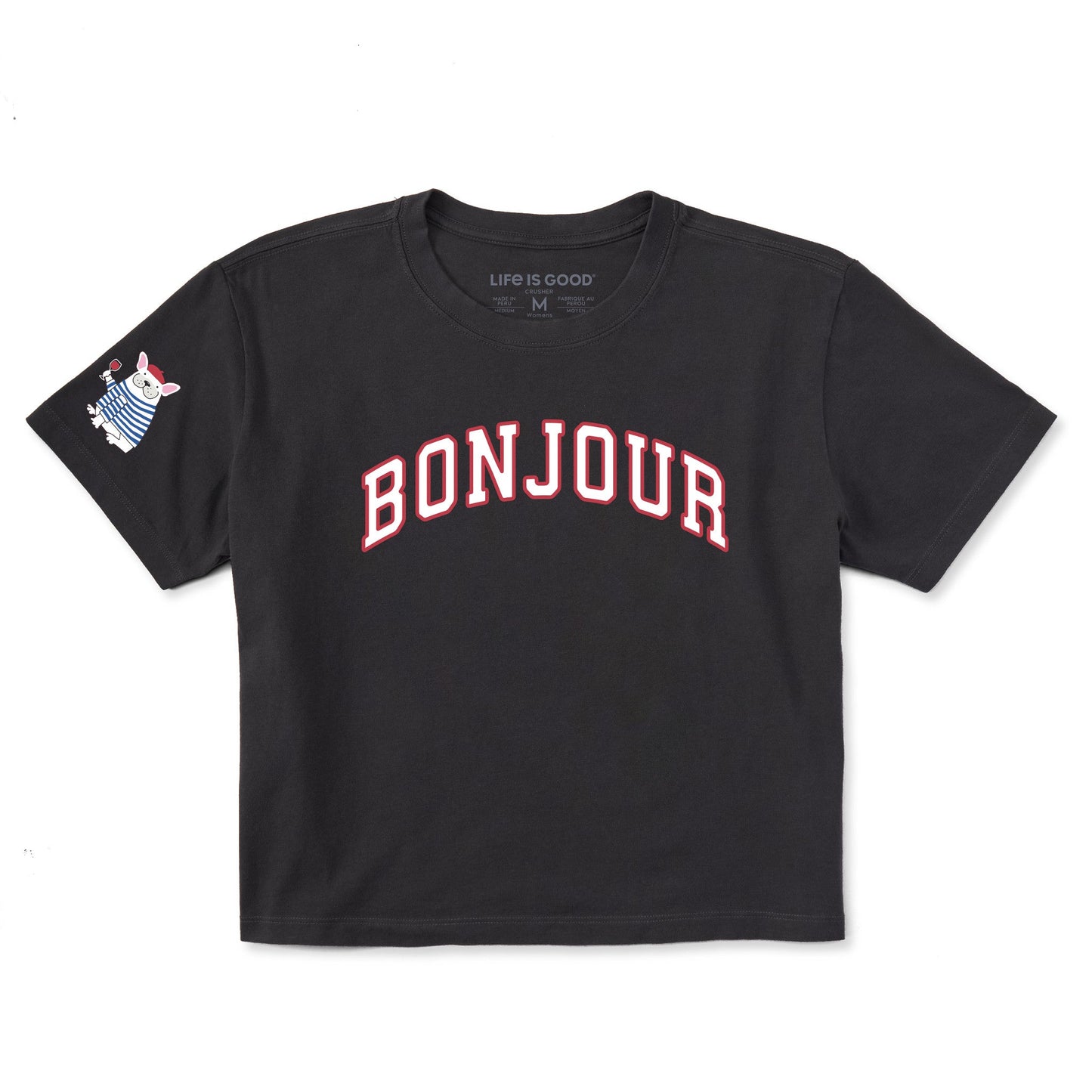 Women's Bonjour Arch Short Sleeve Crusher Boxy Tee