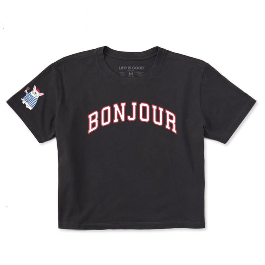 Women's Bonjour Arch Short Sleeve Crusher Boxy Tee