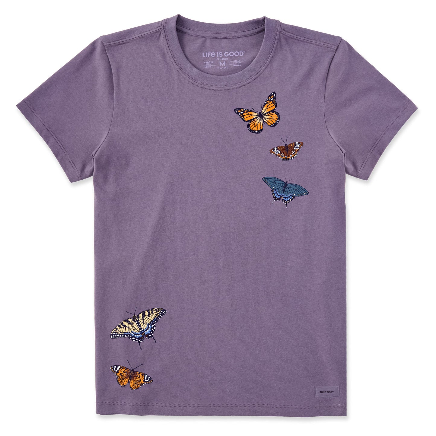 Women's Butterfly Landing Short Sleeve Crusher Tee