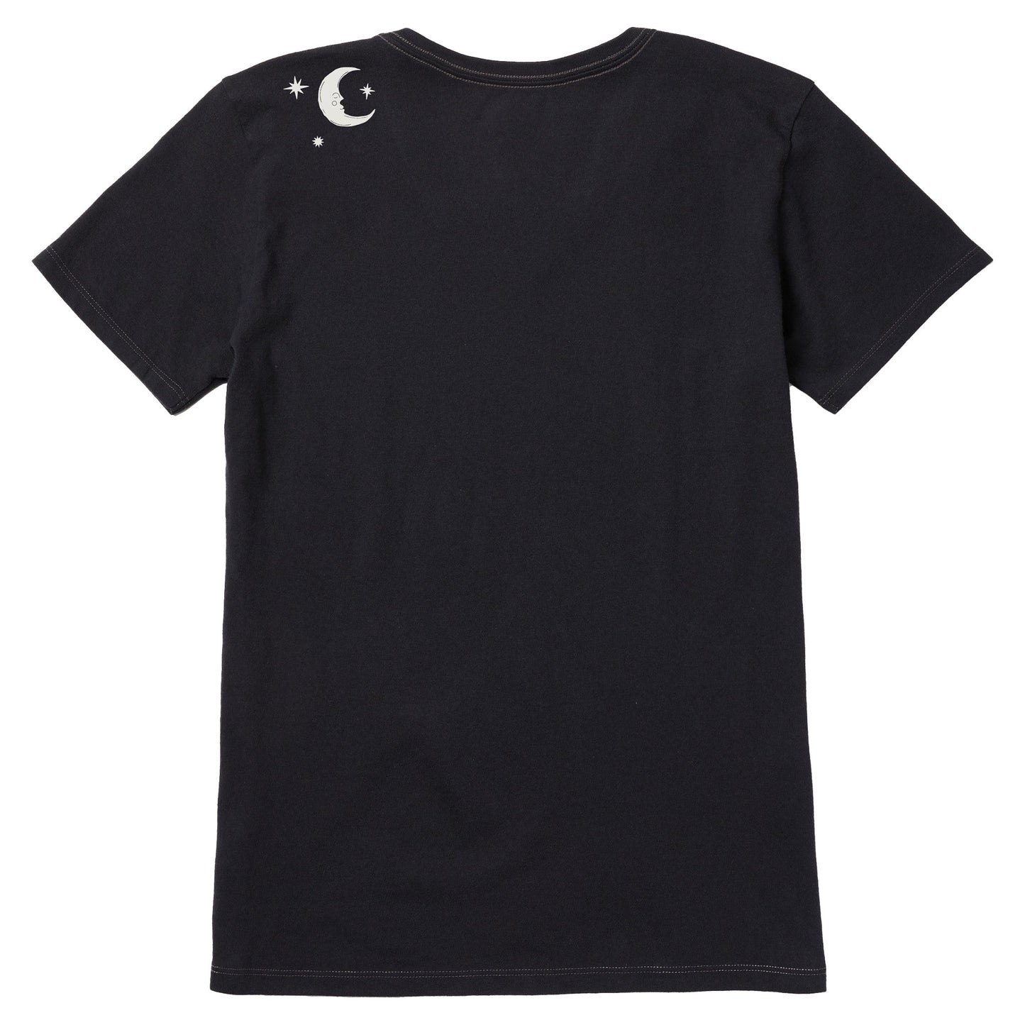 Women's Celestial Moon and Stars Short Sleeve Crusher Tee