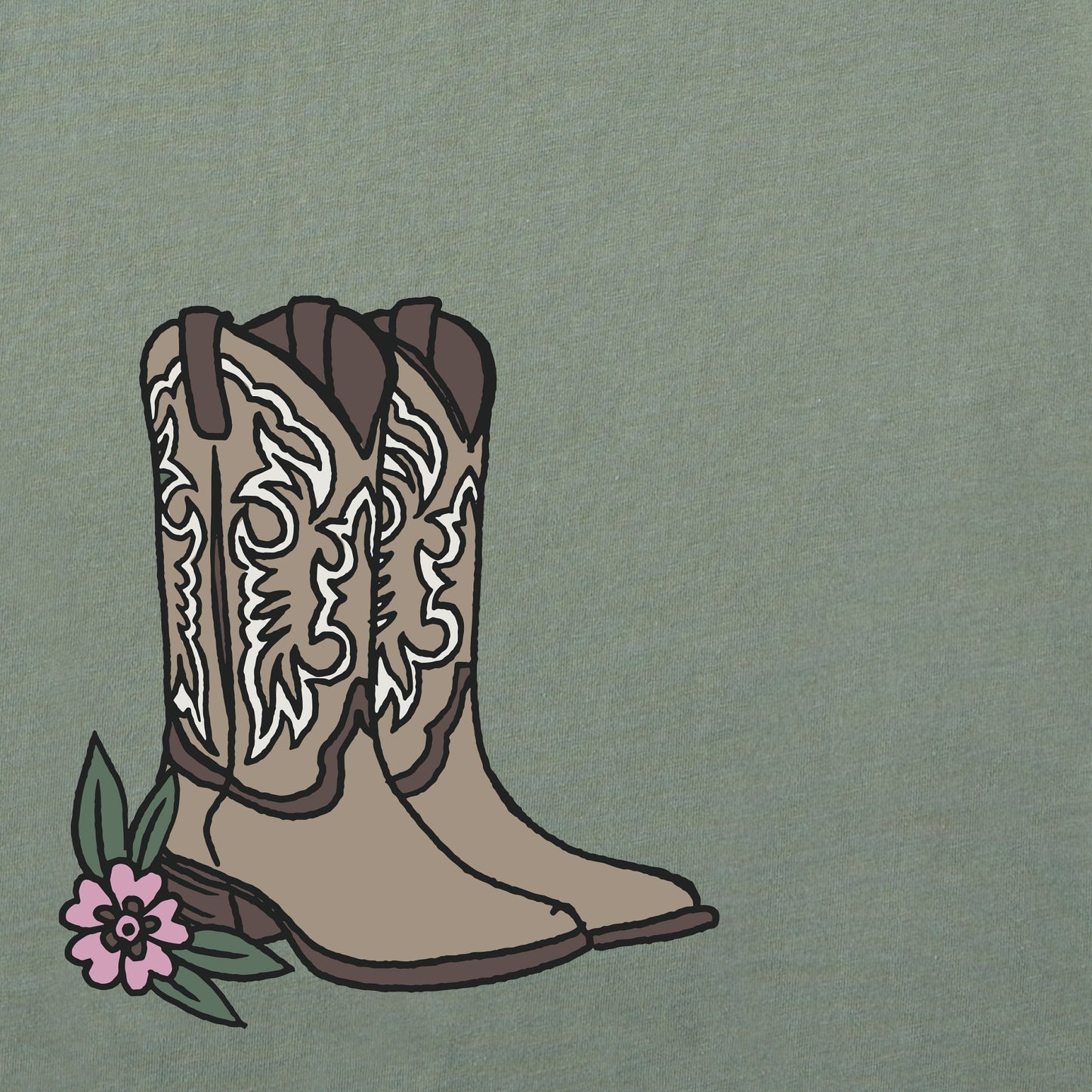 Women's Giddy Up Cowgirl Boots Short Sleeve Crusher Tee