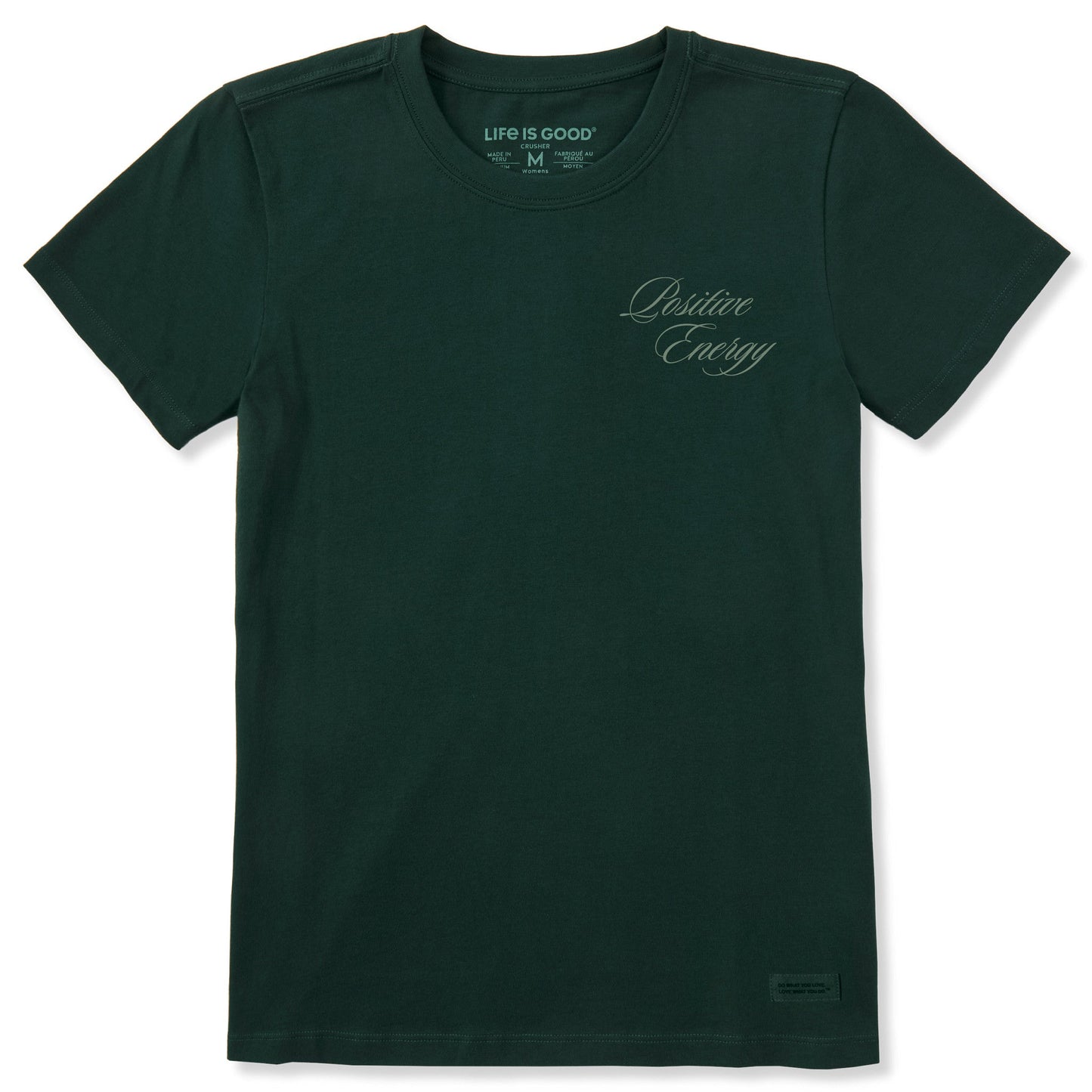 Women's Positive Energy Script Short Sleeve Crusher Tee