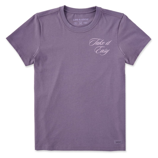 Women's Take it Easy Keep it Simple Short Sleeve Crusher Tee