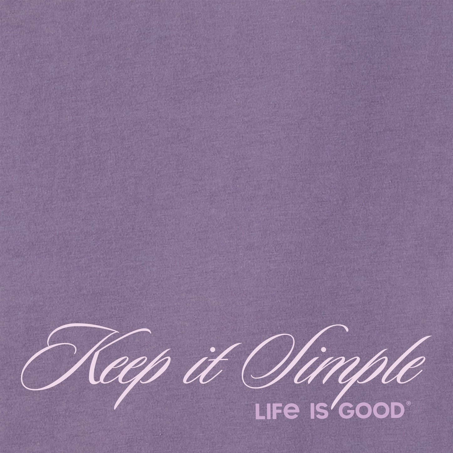 Women's Take it Easy Keep it Simple Short Sleeve Crusher Tee