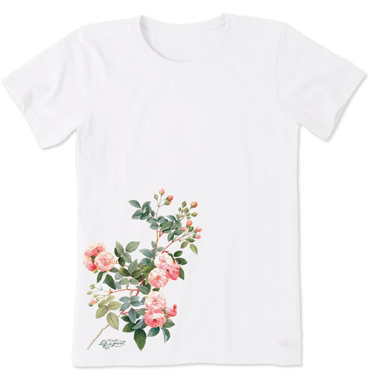 Women's Climbing Rose Garden Short Sleeve Crusher Tee