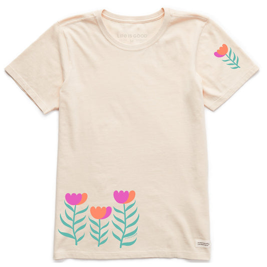 Women's Tulip Garden Short Sleeve Crusher Tee