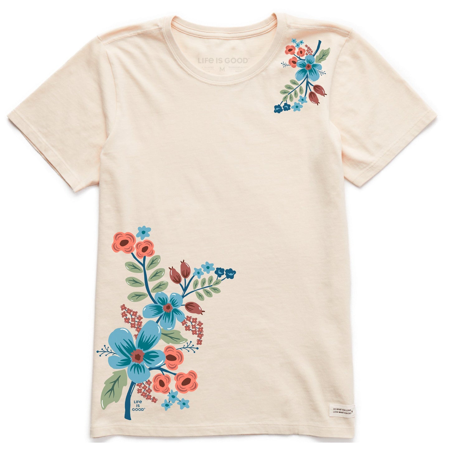 Women's Climbing Wildflowers Short Sleeve Crusher Tee
