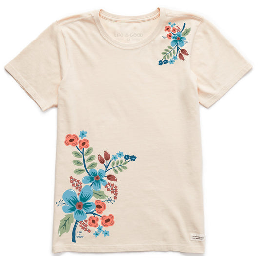 Women's Climbing Wildflowers Short Sleeve Crusher Tee