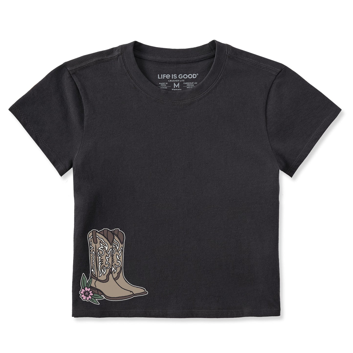 Women's Giddy Up Cowgirl Boots Crusher-LITE Shrunken Tee