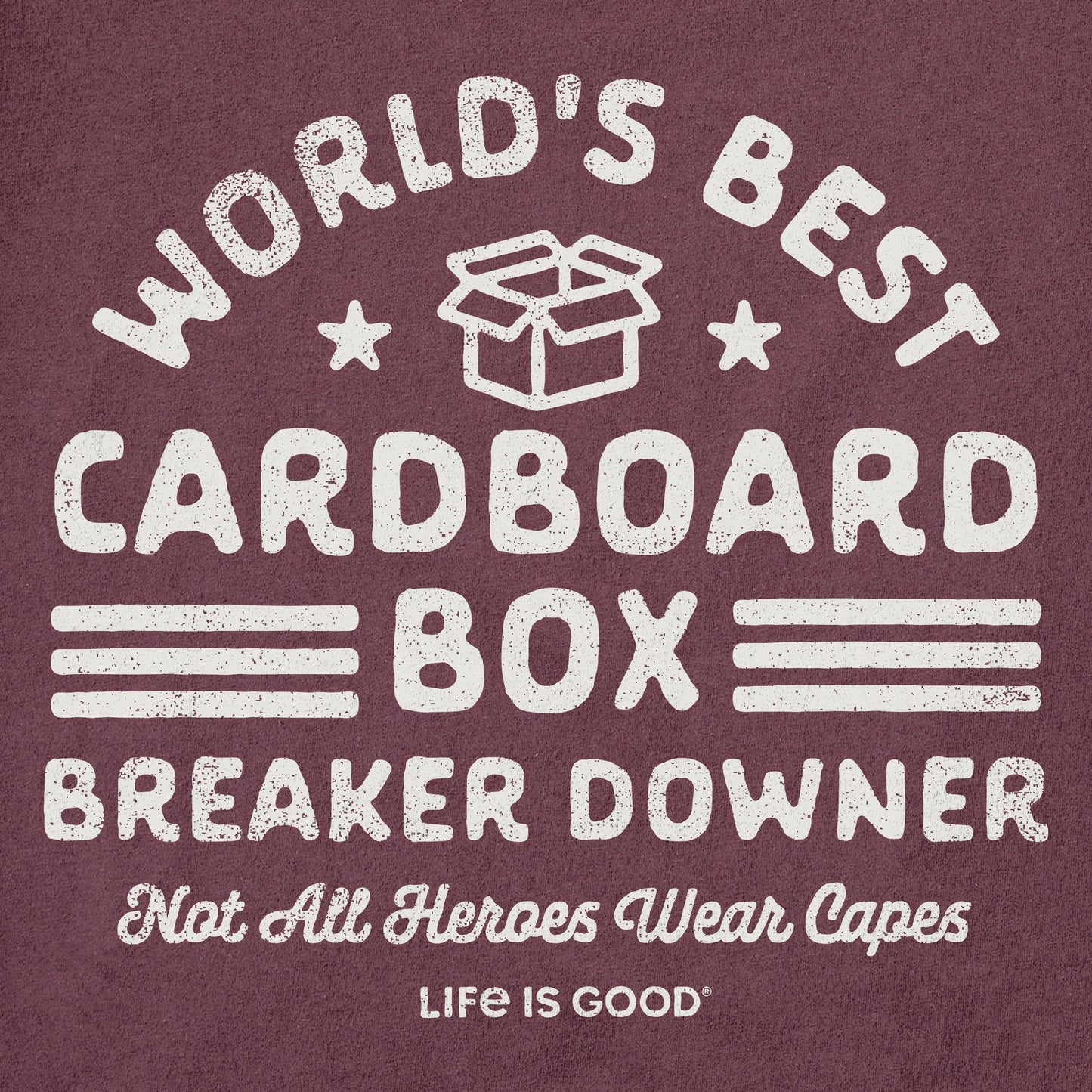 Men's Cardboard Box Breaker Downer Long Sleeve Crusher Tee