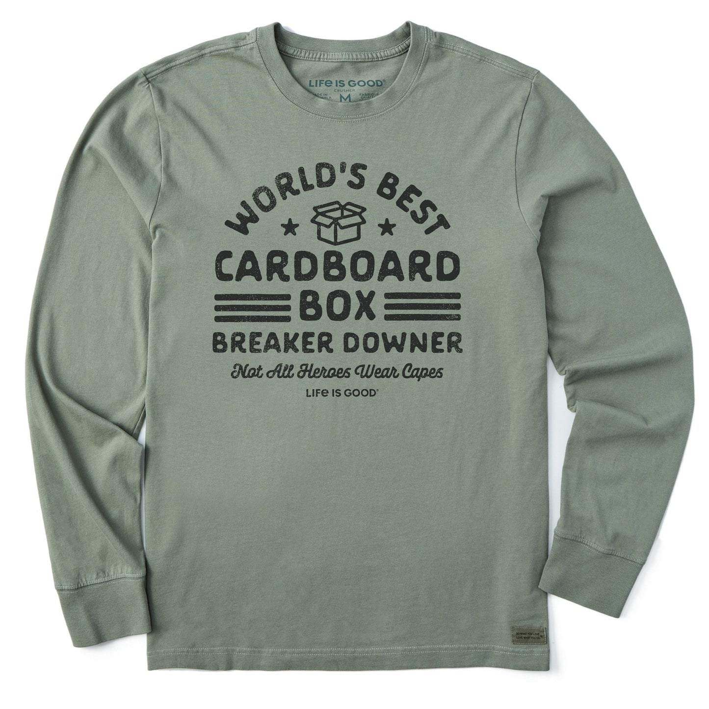 Men's Cardboard Box Breaker Downer Long Sleeve Crusher Tee