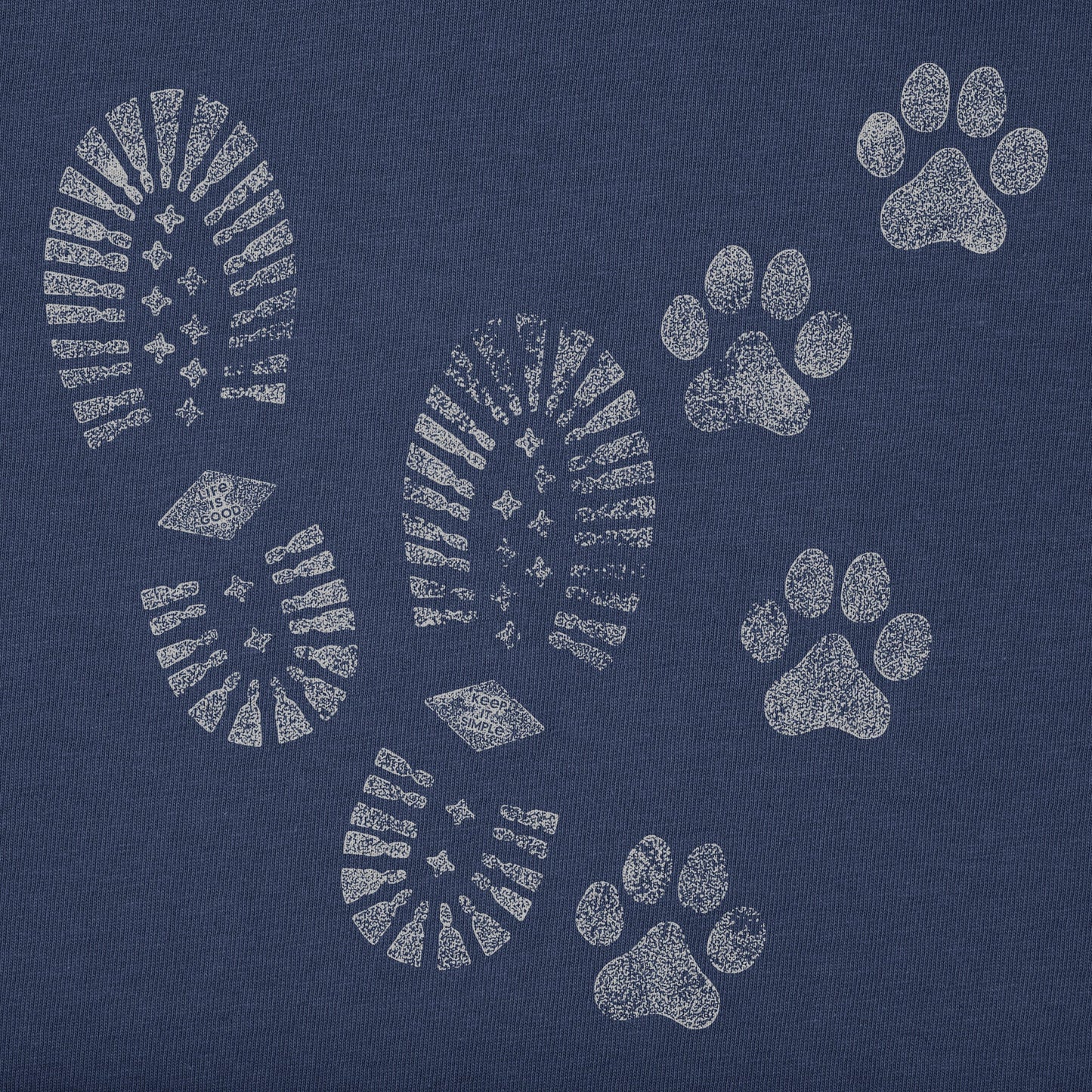 Women's Trails & Tails Long Sleeve Crusher Tee