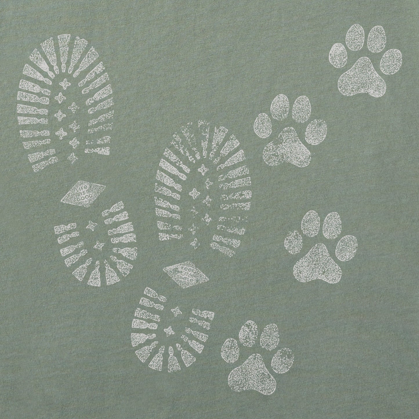 Women's Trails & Tails Long Sleeve Crusher Tee