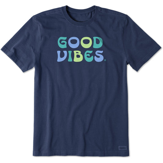 Men's Good Vibes Curves Short Sleeve Tee