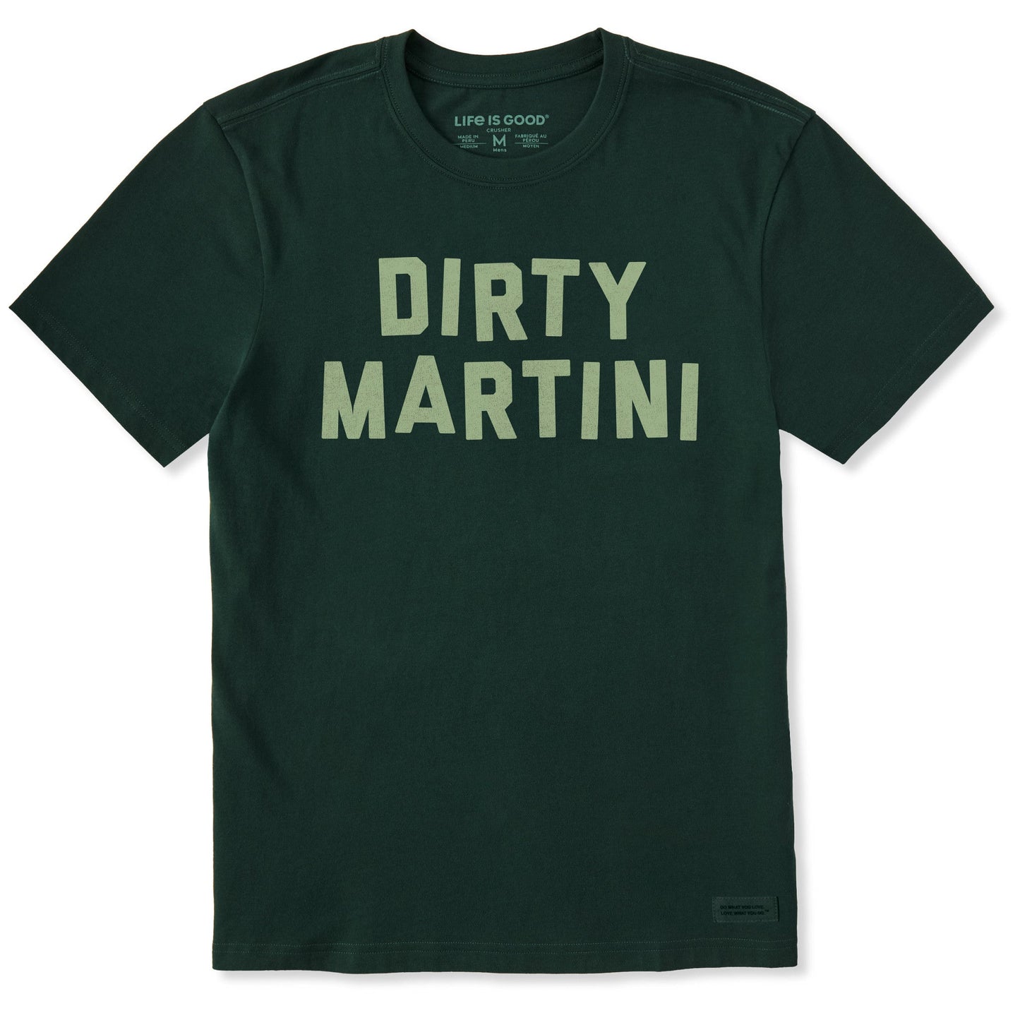 Men's Dirty Martini Simple Short Sleeve Crusher Tee