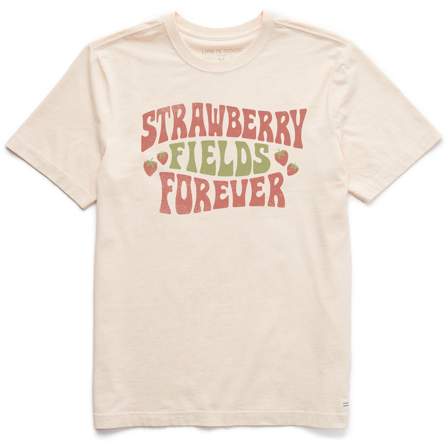 Men's Strawberry Fields Forever Short Sleeve Crusher Tee