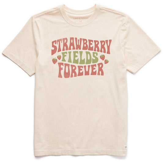 Men's Strawberry Fields Forever Short Sleeve Crusher Tee