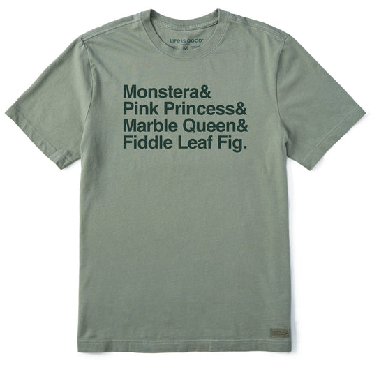 Men's Houseplants Stack Short Sleeve Crusher Tee