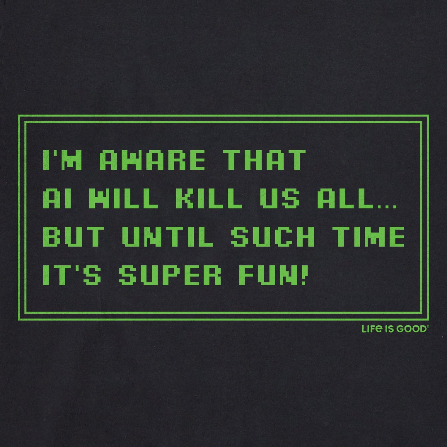 Men's AI is Super Fun Short Sleeve Crusher Tee