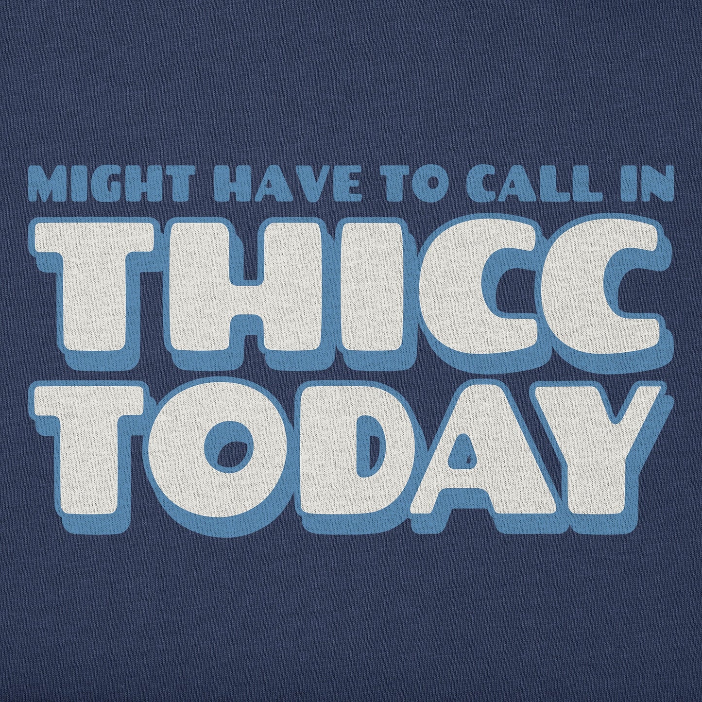 Women's Thicc Today Short Sleeve Crusher Boxy Tee