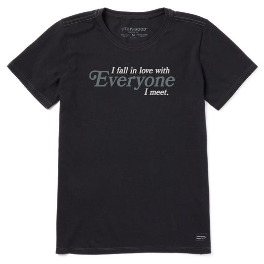 Women's Fall in Love with Everyone Short Sleeve Tee