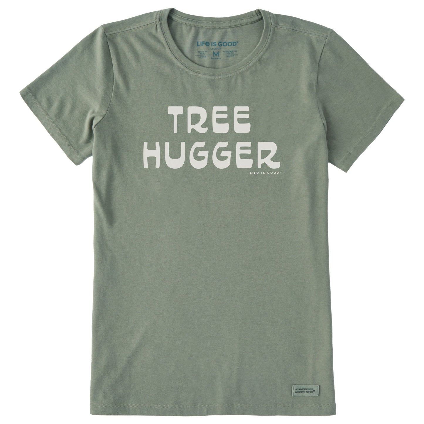 Women's Tree Hugger Script Short Sleeve Crusher Tee