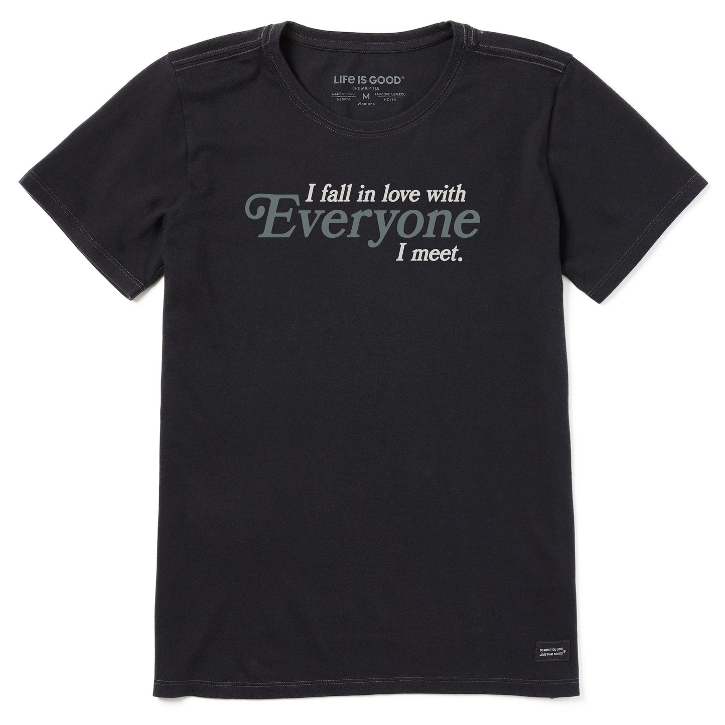 Women's Fall in Love with Everyone Short Sleeve Tee