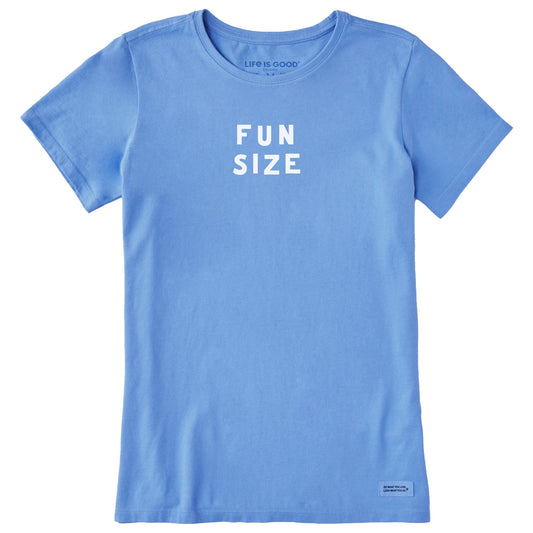 Women's Fun Size Simple Short Sleeve Crusher Tee