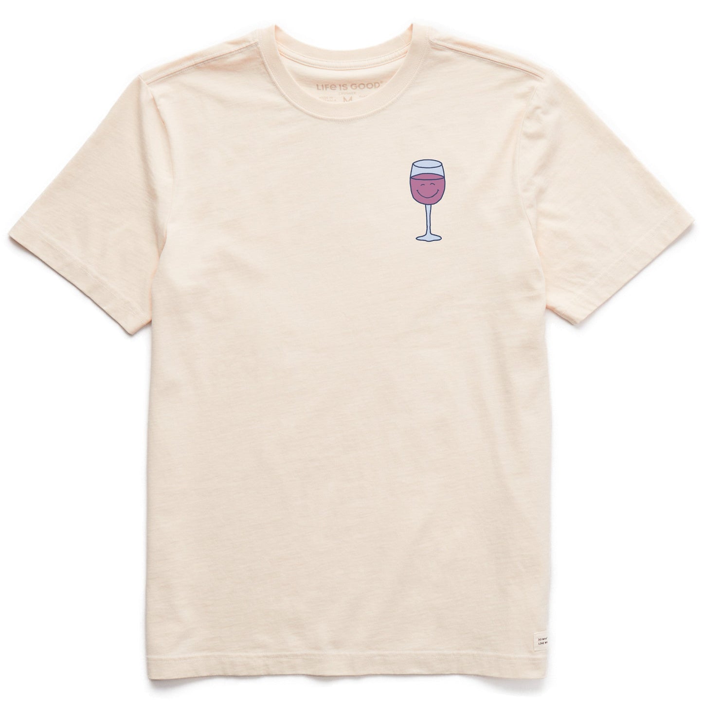 Men's Bert's Smile Wine Short Sleeve Crusher Tee