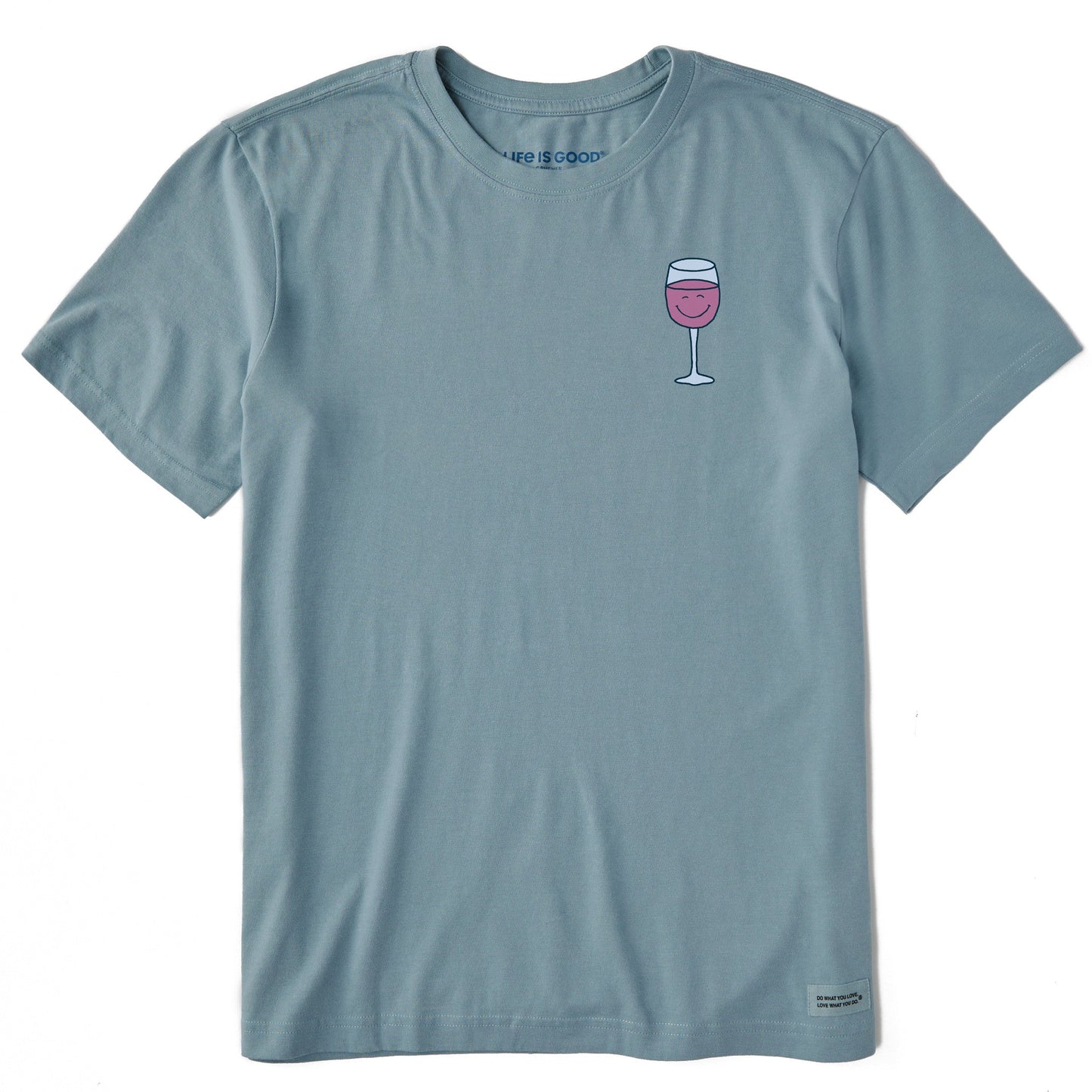 Men's Bert's Smile Wine Short Sleeve Crusher Tee