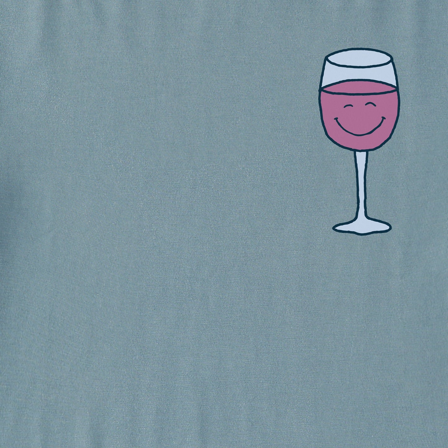 Men's Bert's Smile Wine Short Sleeve Crusher Tee