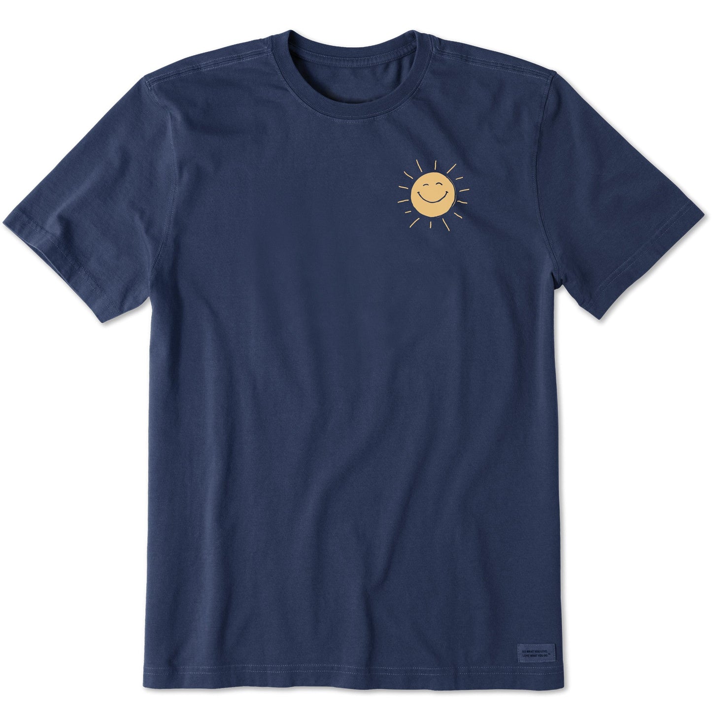 Men's Bert's Smile Sun Short Sleeve Crusher Tee
