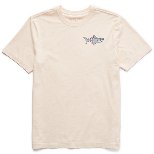 Men's Bert's Smile Shark Short Sleeve Crusher Tee