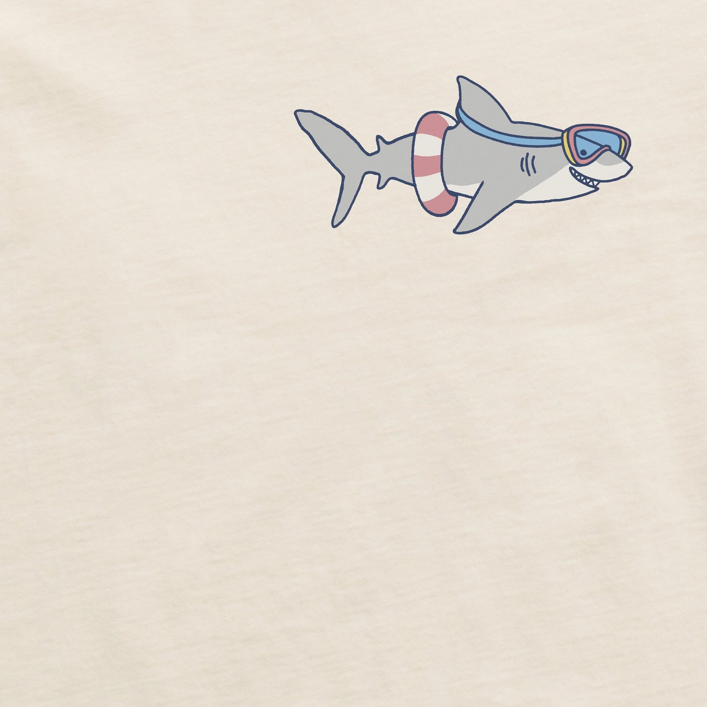 Men's Bert's Smile Shark Short Sleeve Crusher Tee