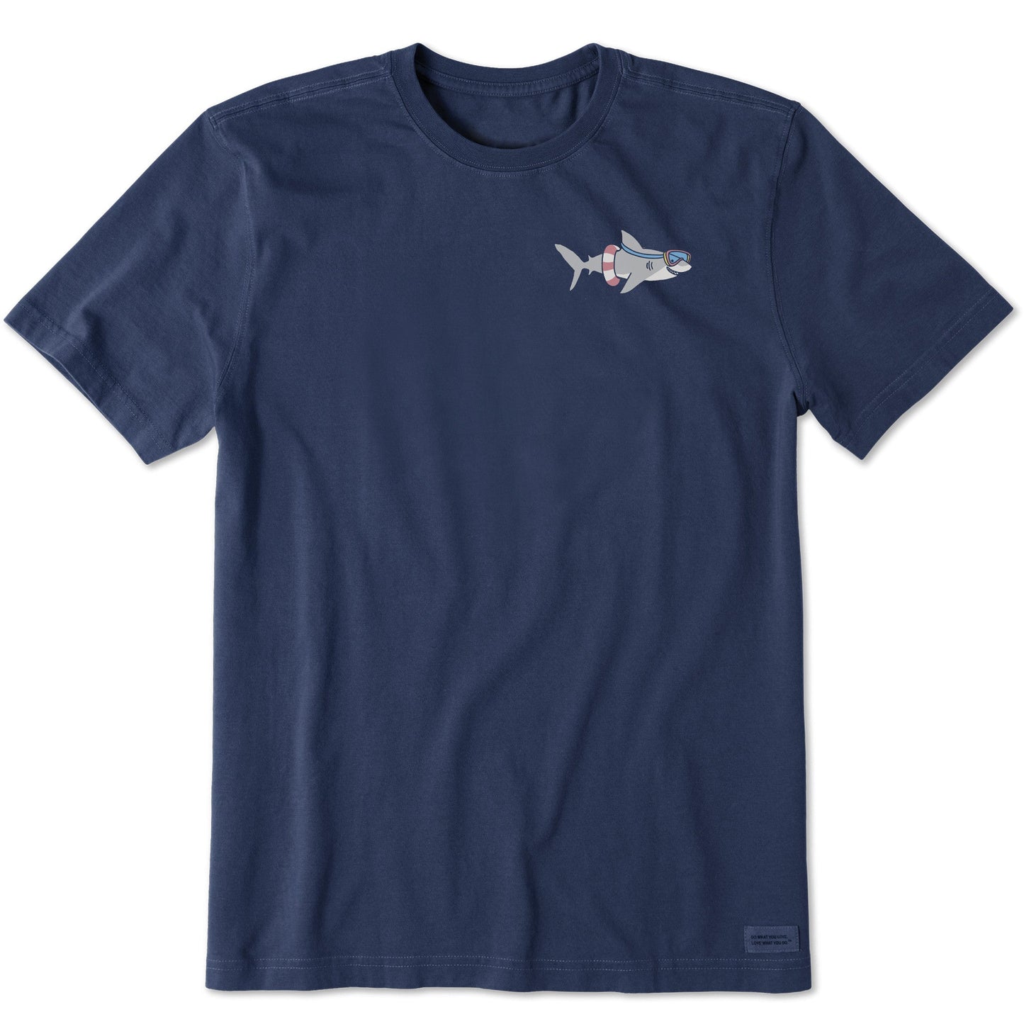 Men's Bert's Smile Shark Short Sleeve Crusher Tee