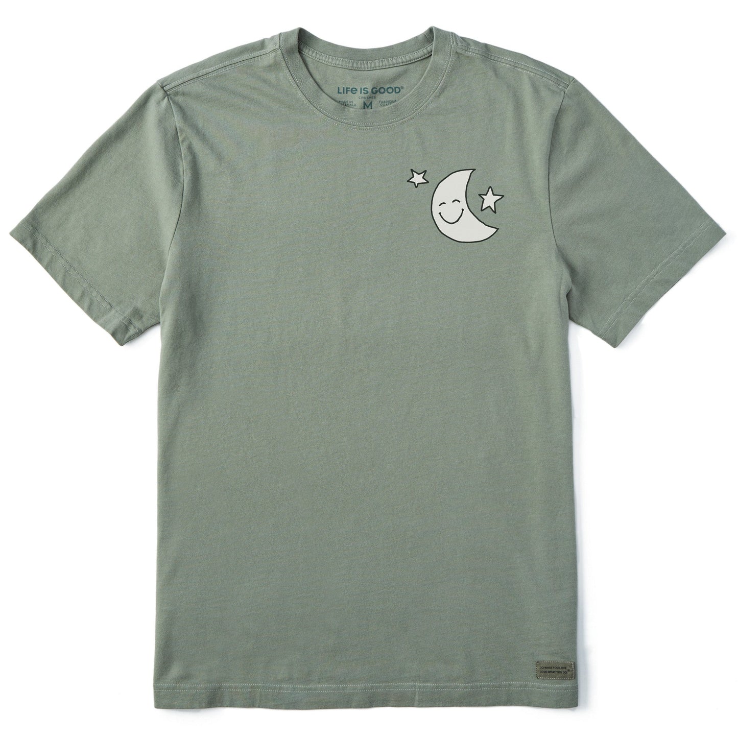 Men's Bert's Smile Moon Short Sleeve Crusher Tee