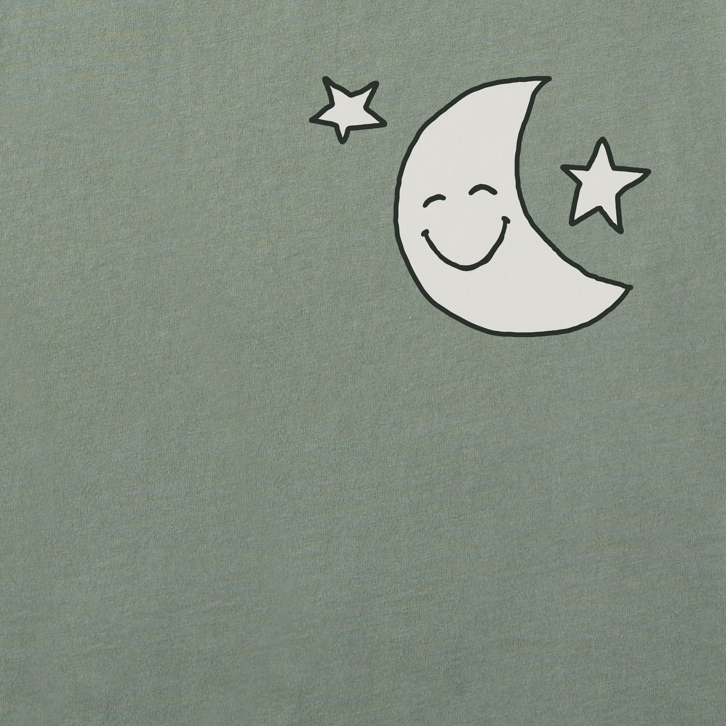 Men's Bert's Smile Moon Short Sleeve Crusher Tee