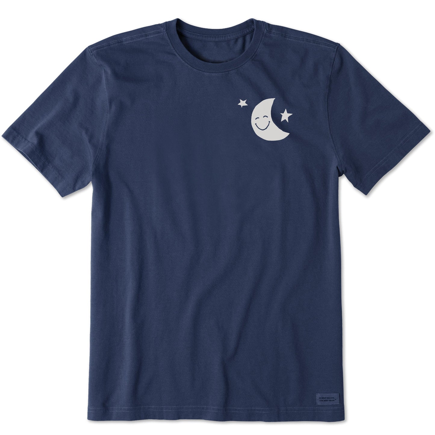 Men's Bert's Smile Moon Short Sleeve Crusher Tee