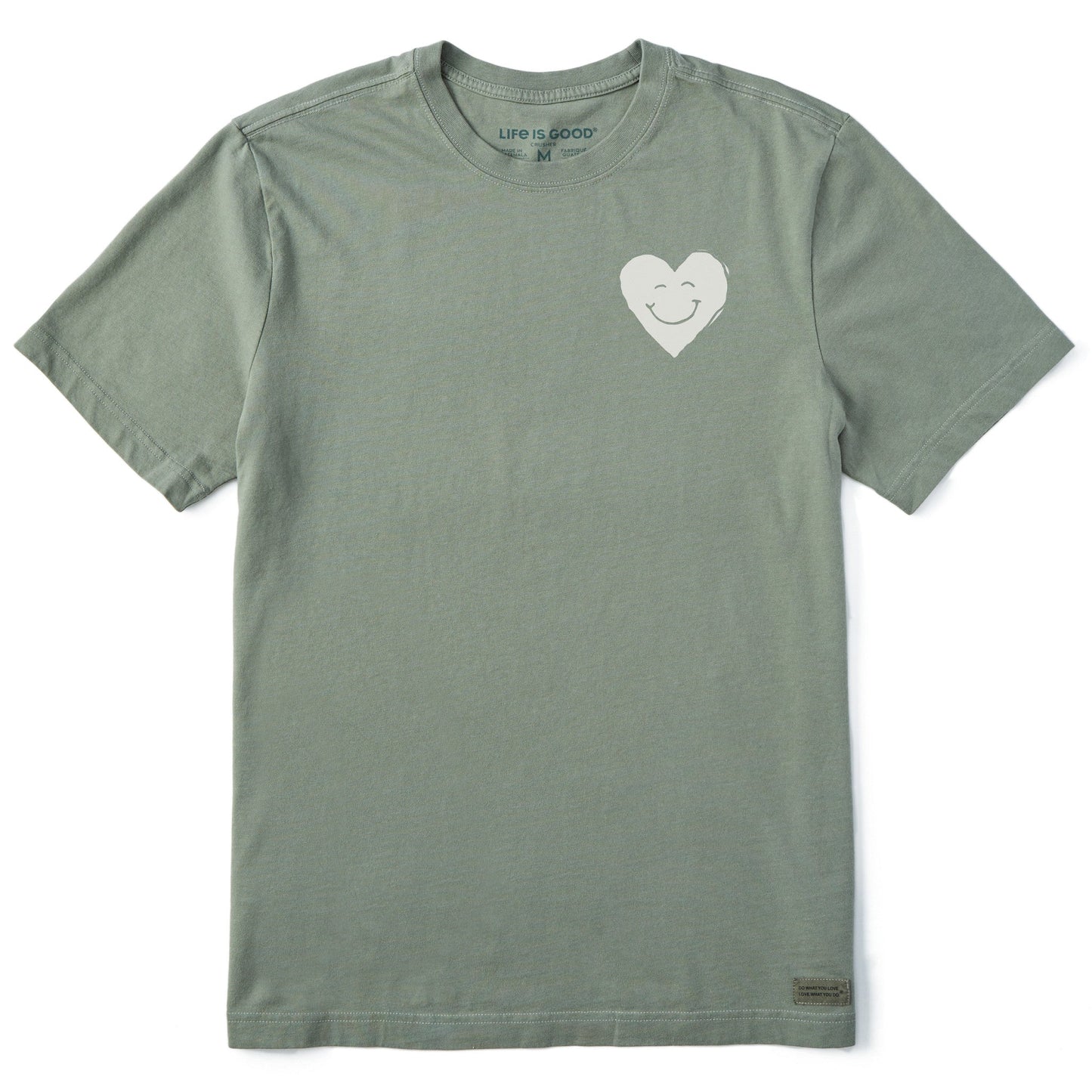Men's Bert's Smile Heart Short Sleeve Crusher Tee