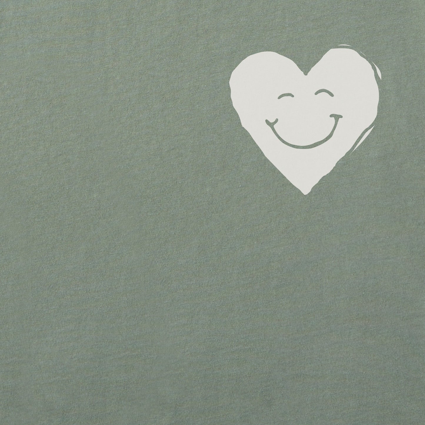 Men's Bert's Smile Heart Short Sleeve Crusher Tee