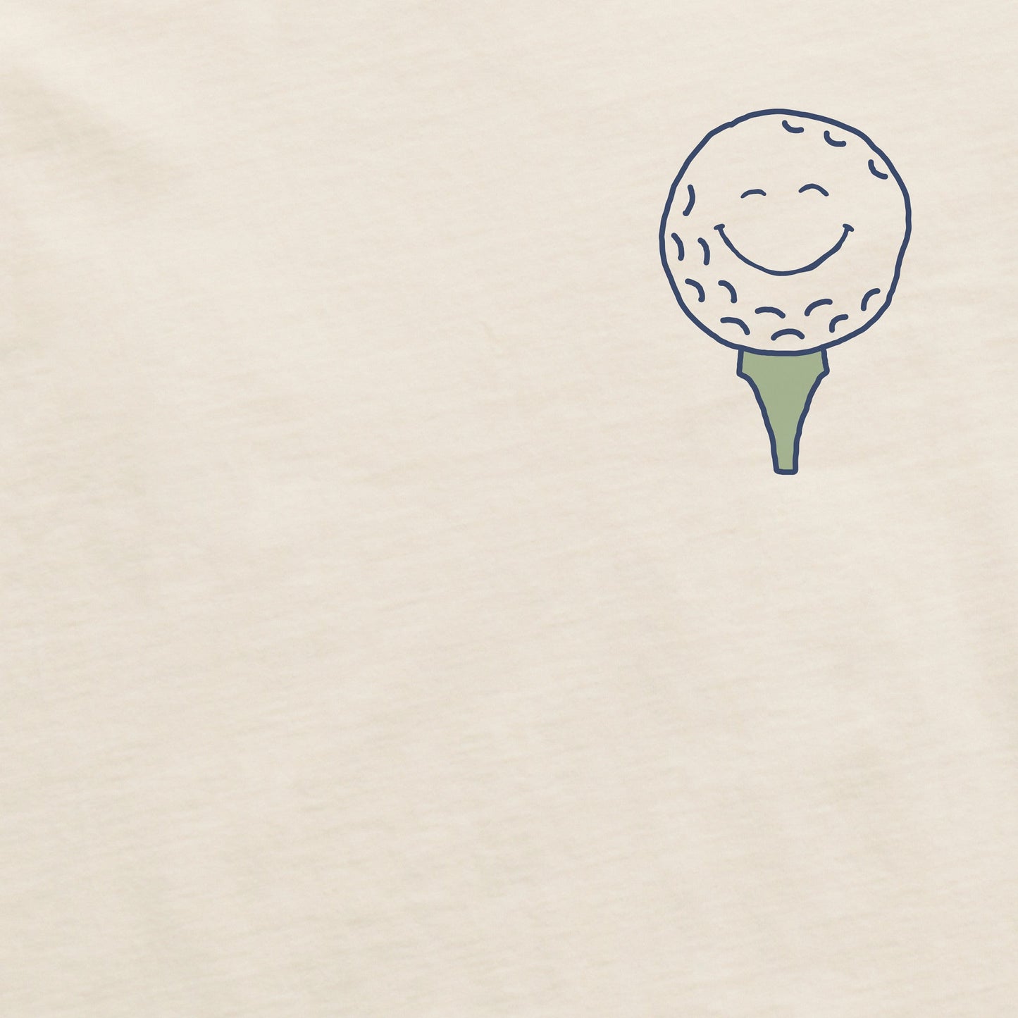 Men's Bert's Smile Golf Ball Short Sleeve Crusher Tee