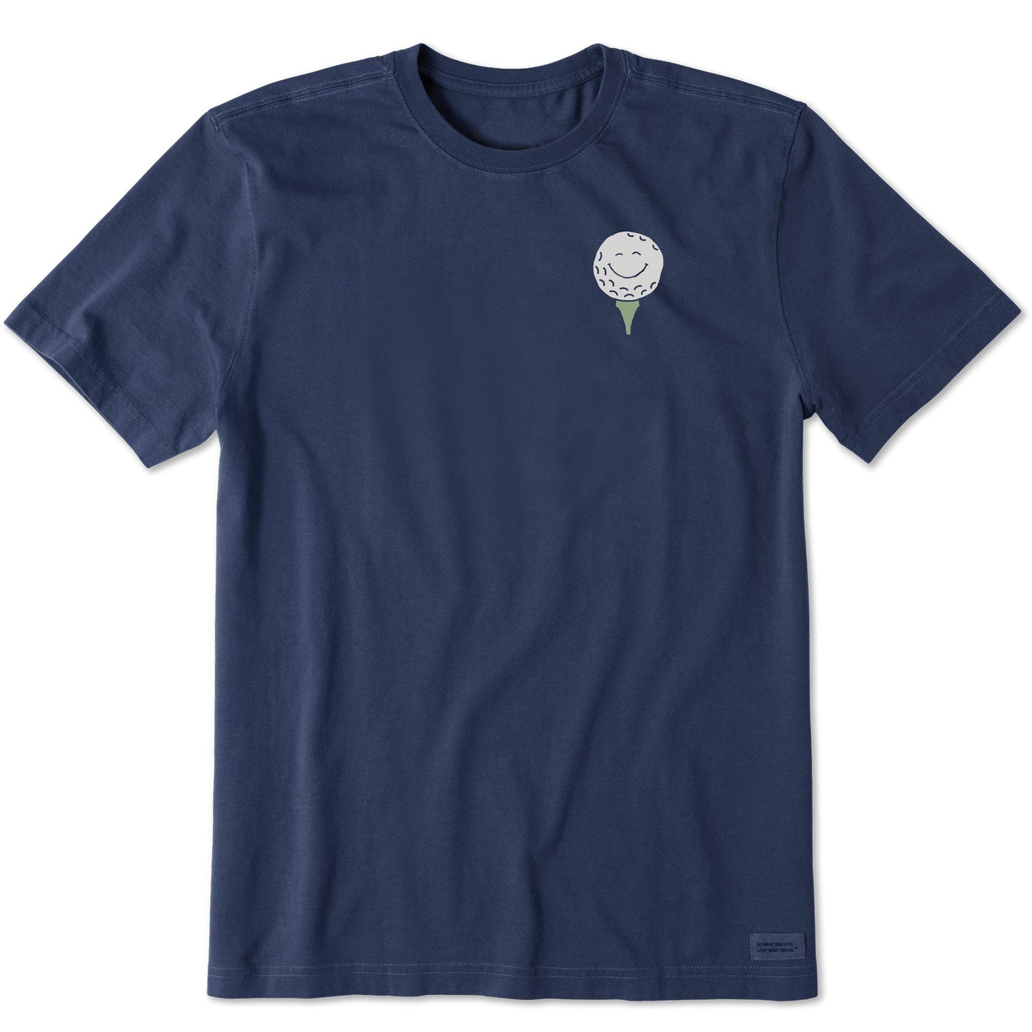 Men's Bert's Smile Golf Ball Short Sleeve Crusher Tee