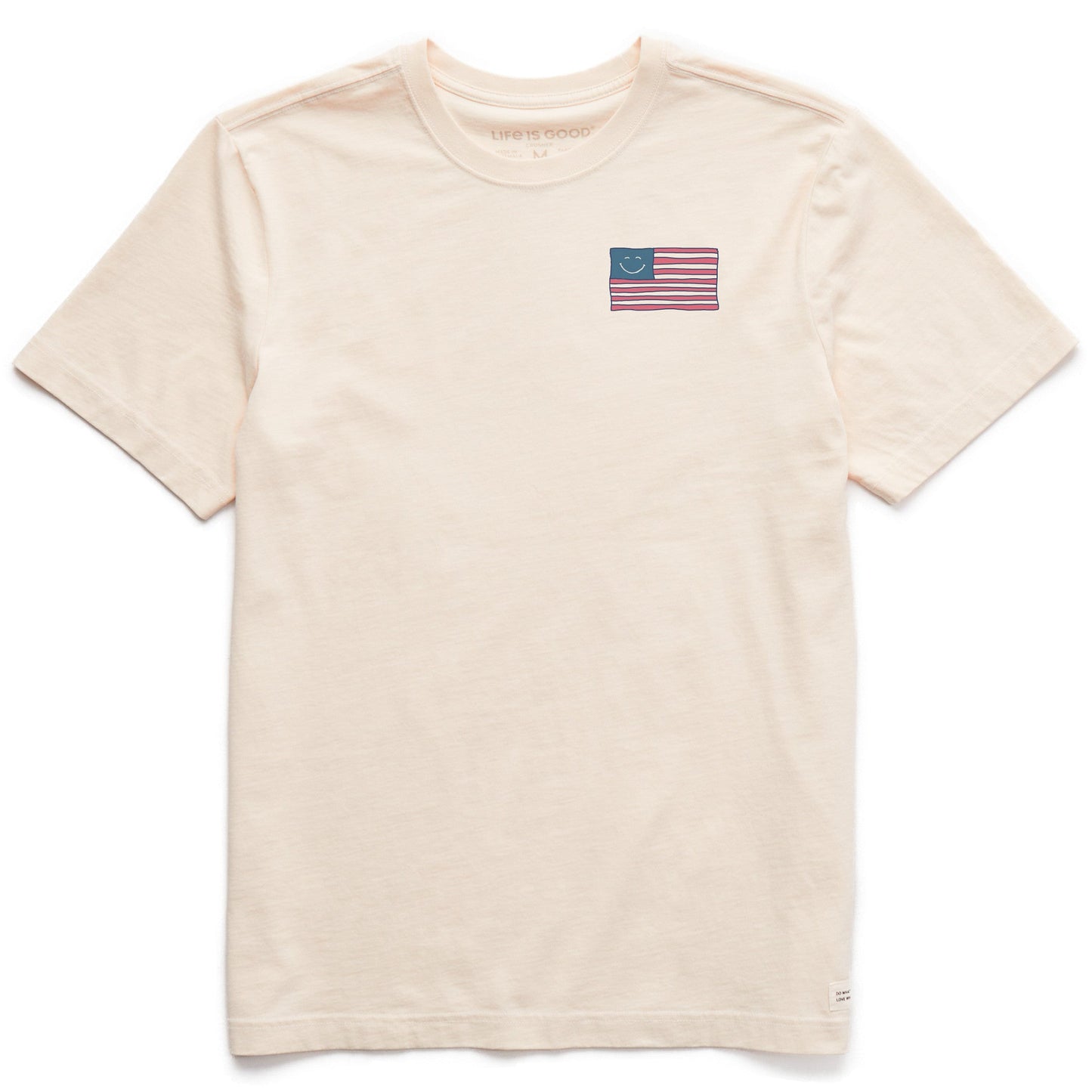 Men's Bert's Smile Flag Short Sleeve Crusher Tee