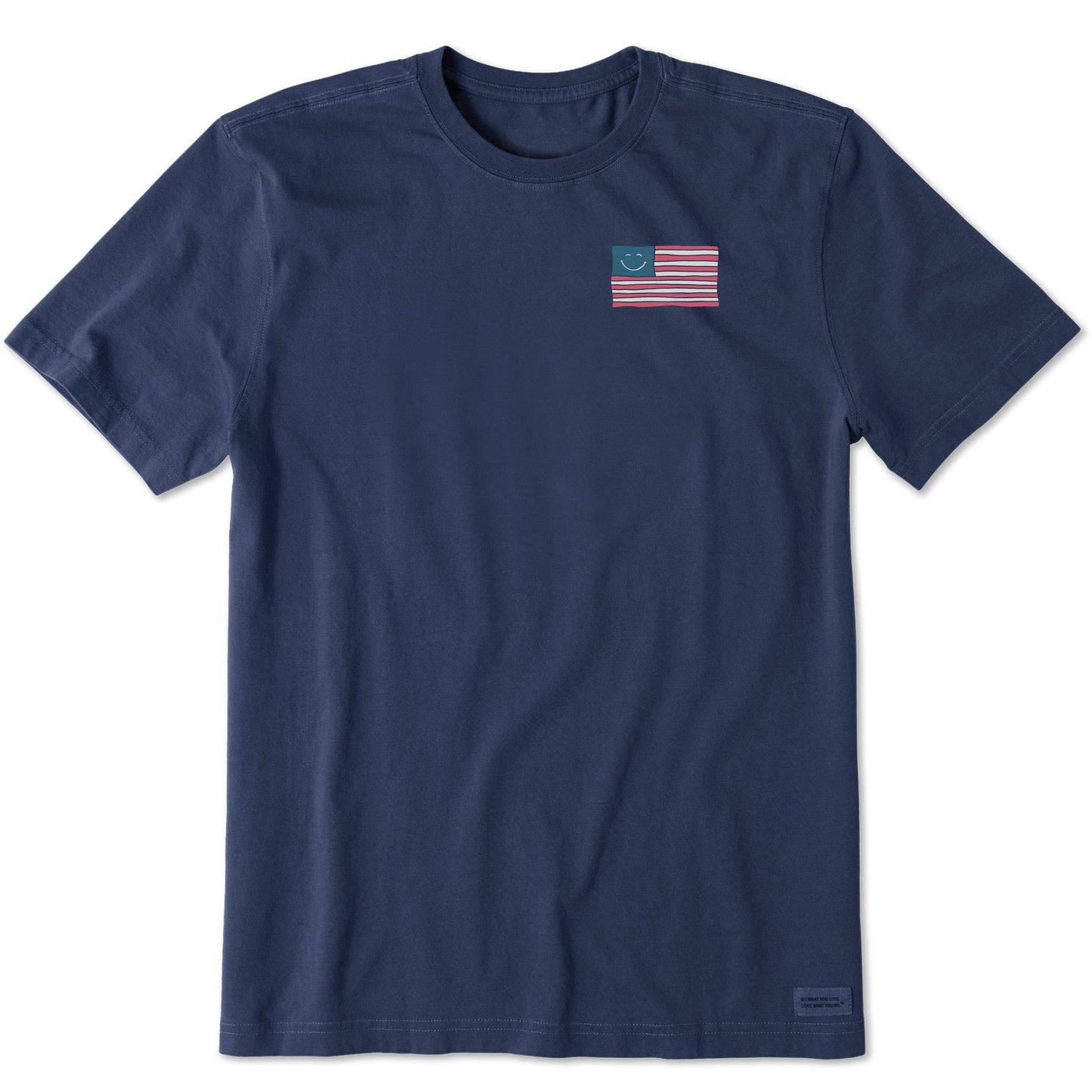Men's Bert's Smile Flag Short Sleeve Crusher Tee