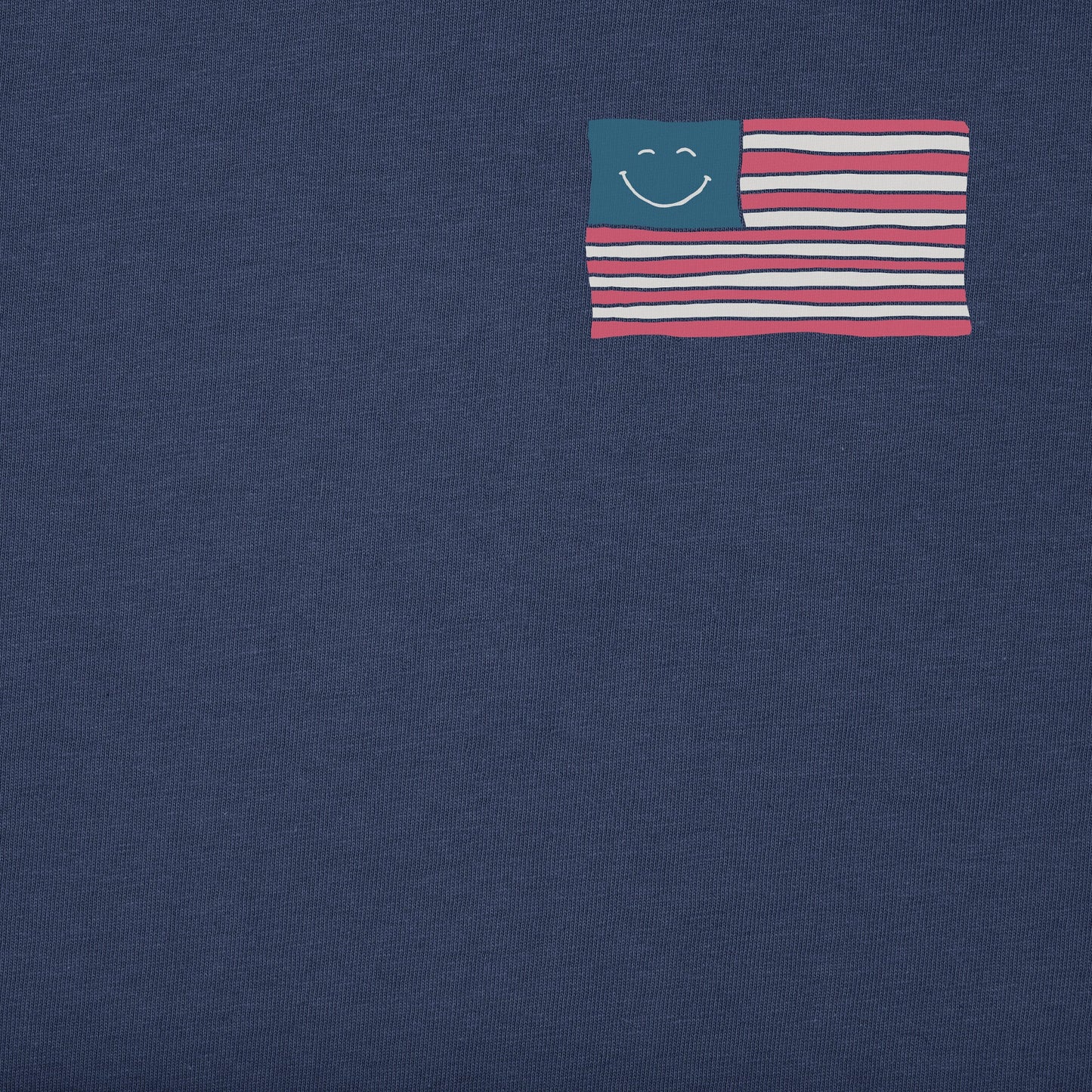 Men's Bert's Smile Flag Short Sleeve Crusher Tee