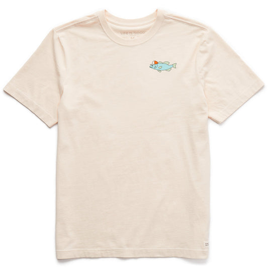 Men's Bert's Smile Fish Short Sleeve Crusher Tee