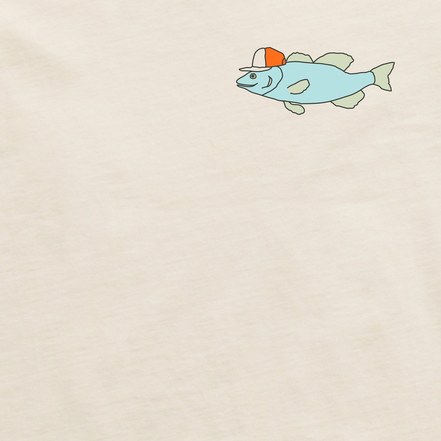 Men's Bert's Smile Fish Short Sleeve Crusher Tee