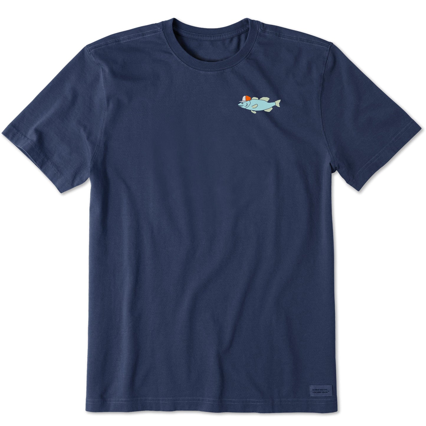 Men's Bert's Smile Fish Short Sleeve Crusher Tee